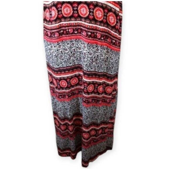 HUG MIDI/MAXI DRESS PINK & BLACK SZ.S/M EUC. - Picture 3 of 5